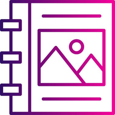 Modern eğitim ikonunun vektör illüstrasyonu