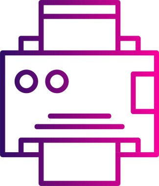 Yazıcının vektör simgesi