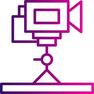 kamera simgesi vektör illüstrasyonu