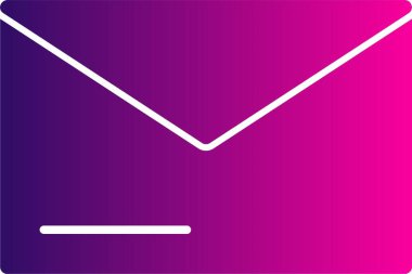 vektör e- posta zarfı simgesi düz biçimli