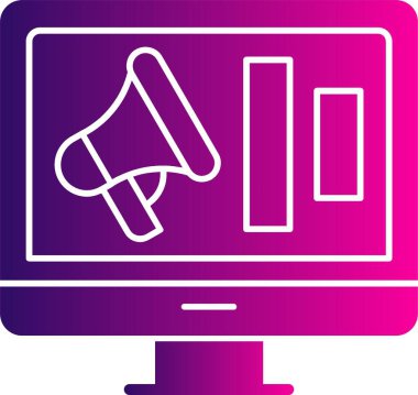 Kampanya simgesinin temel doğrusal çizimi