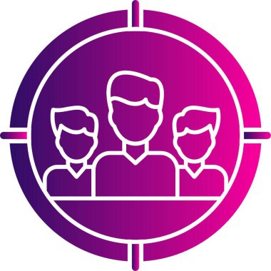 Bir grup adam. Odaklanma Grubu kavramı