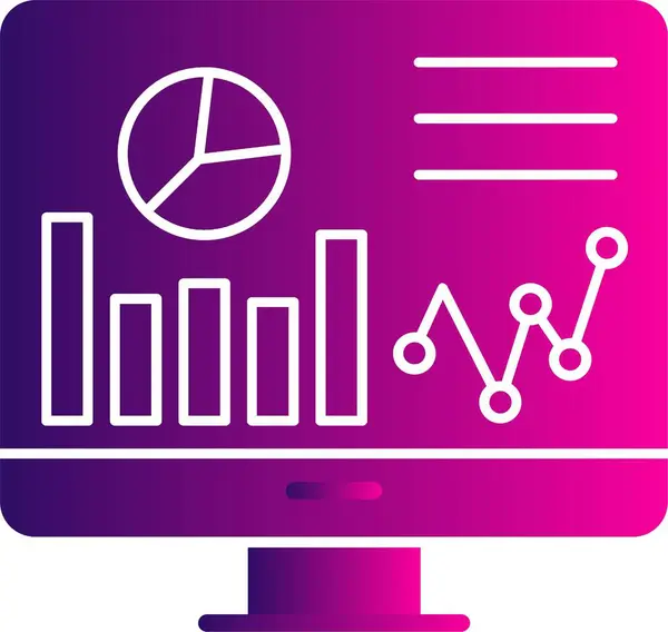 Web Analitik Çizelgesi. Uygulama için simge 