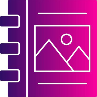 Çizim için albüm kitabı, basit web illüstrasyonu 