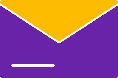 vektör e- posta zarfı simgesi düz biçimli