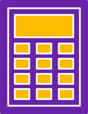 uygulama veya web sayfası için hesap makinesi resimleme 