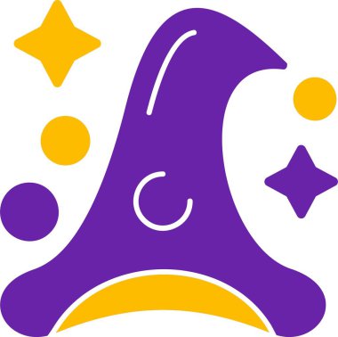 heks hoed geïsoleerd op witte achtergrond. 