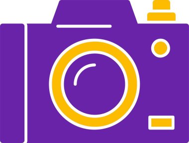 simple icon for app. photo camera  clipart