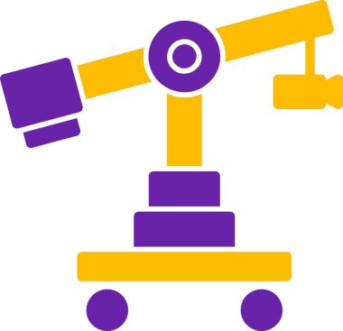 Kişisel ve ticari kullanım için Camera Crane illüstrasyonu