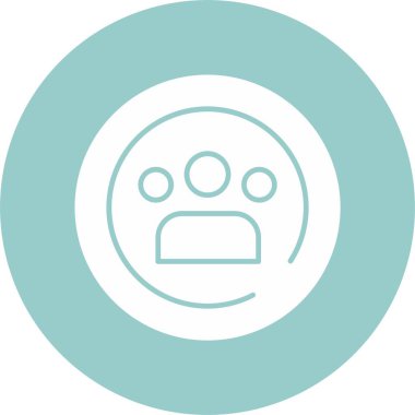 Takım üyeleri simgesinin basit özet çizimi