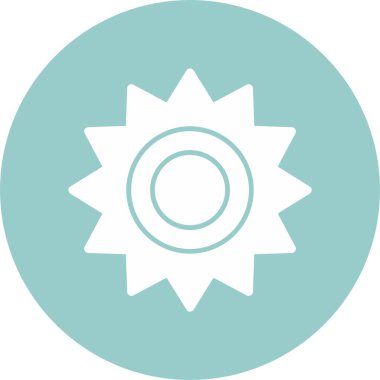 Ayarların soyut vektör illüstrasyonu simgesi