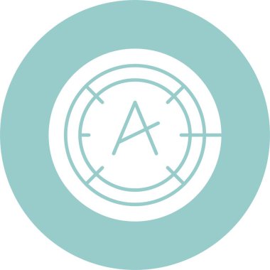 Disleksi dostane simgesinin özet vektör çizimi