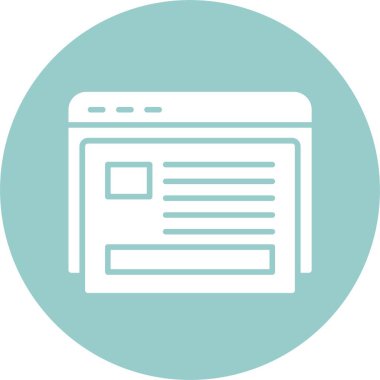 Günlük simgesinin basit çizimi