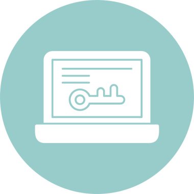 Stemming anahtar kelimeli dizüstü bilgisayar ekranı, basit web simgesi 