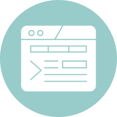 Meta Açıklaması. Basit web simgesi illüstrasyonu 