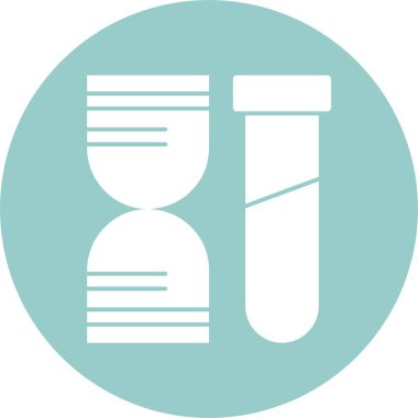 Biyoloji tüpleri, basit simge çizimi 