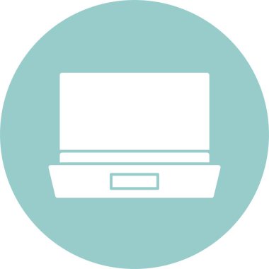 dizüstü bilgisayar makinesi. Uygulama için basit simge 