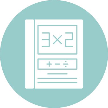 Kişisel ve ticari kullanım için matematik vektör simgesi