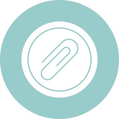 Kişisel ve ticari kullanım için ataç illüstrasyon simgesi.