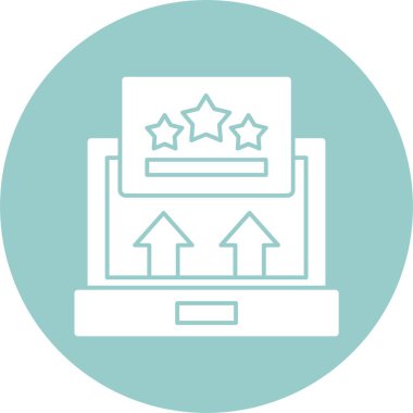 Soyut vektör derecelendirme simgesi