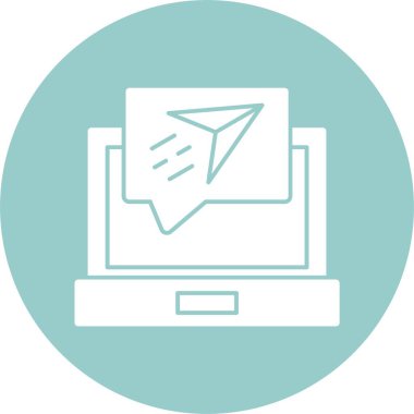 uygulama için ileti simgesi illüstrasyonuName