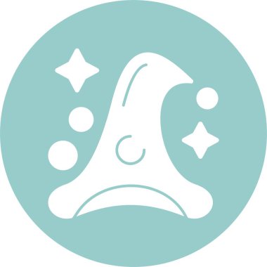 heks hoed geïsoleerd op witte achtergrond. 