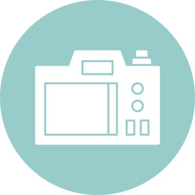 Fotoğraf Kamerası arka ekran, basit illüstrasyon 