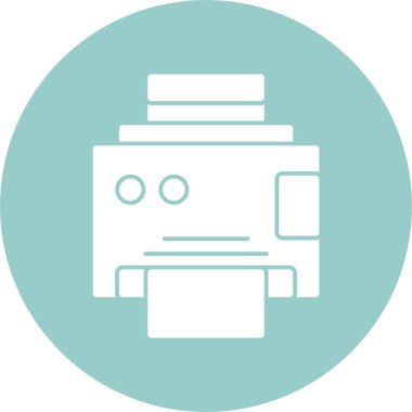 Uygulama için basit bir simge. yazıcı makinesi