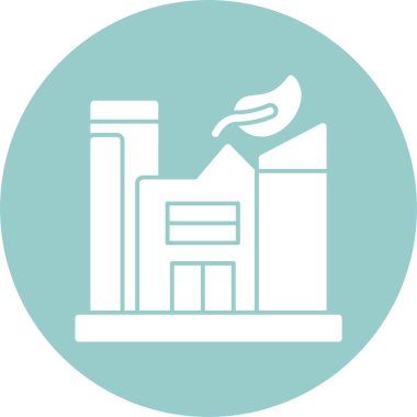 Green City konseptinin basit doğrusal resmi