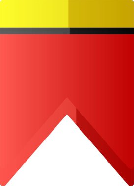 Renk favori simgesi, soyut vektör illüstrasyonu