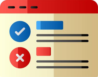 çevrimiçi araştırma simgesi vektör illüstrasyonu