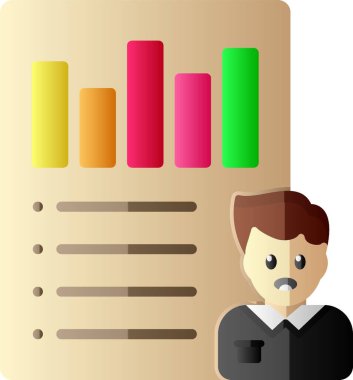 simple linear illustration of User Scenarios clipart