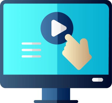 Ağ için soyut düğme, vektör illüstrasyonu