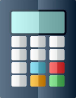 uygulama veya web sayfası için hesap makinesi resimleme 