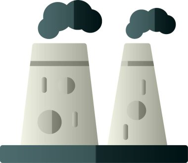 Jeotermal Enerjinin basit vektör görüntüsü