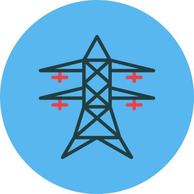 Elektrik Kulesi 'nin basit çizimi