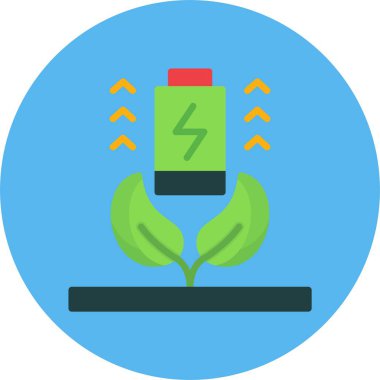 Green City konseptinin özet vektör çizimi