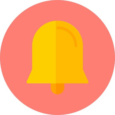 Soyut renk çan simgesi, vektör tasarımı