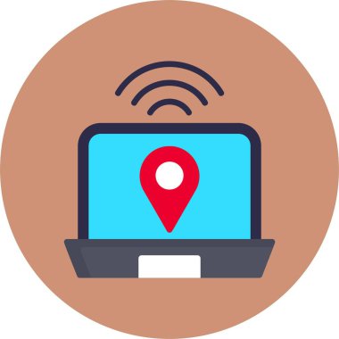 dizüstü bilgisayar ve Wi-Fi bağlantısı, ekranda nokta 