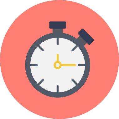 Kronometre simgesi. geri sayım ölçüm aygıtı