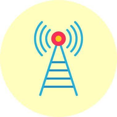 Sinyal anten yayını. Televizyon kulesini yayın 