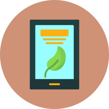 Eko Akıllı Telefon, uygulama için basit mobil simge 