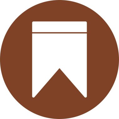 Renk favori simgesi, soyut vektör illüstrasyonu