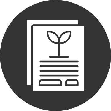 Taze İçeriğin basit vektör illüstrasyonu