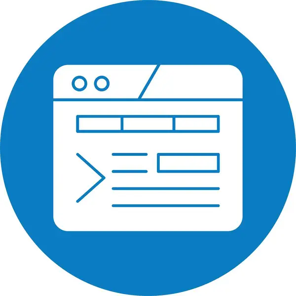 Meta Açıklaması. Basit web simgesi illüstrasyonu 