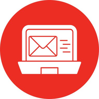 E- posta Pazarlama simgesinin temel vektör resmi