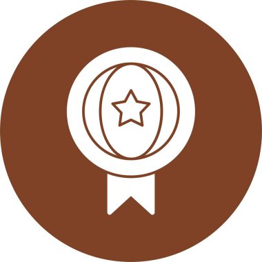Soyut ödül ikonu vektör illüstrasyonu