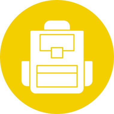 uygulama veya web sayfası için sırt çantası simgesi 