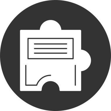 Bulmaca basit web simgesi resimlemesi 