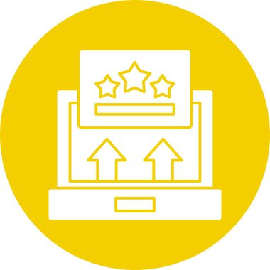 Soyut vektör derecelendirme simgesi